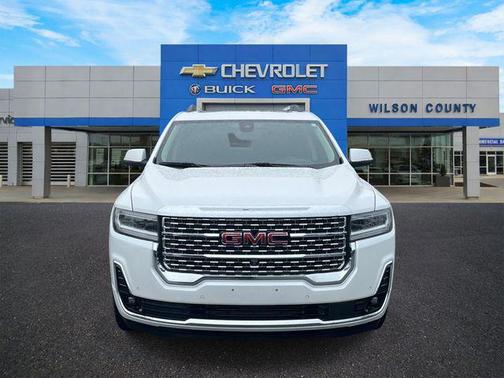 White Frost Tricoat 2021 GMC Acadia Denali
