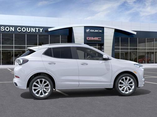 White Frost Tricoat 2026 Buick Encore GX Avenir