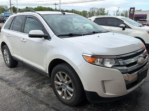 White Platinum Tri-Coat Metallic 2013 Ford Edge Limited