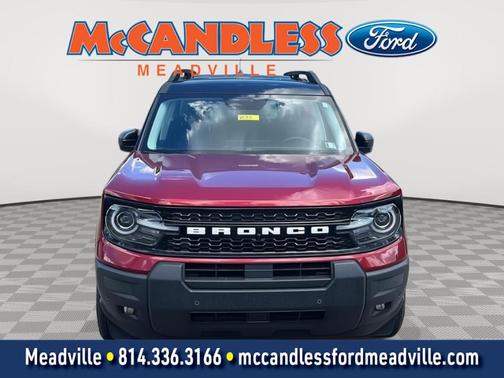 Ruby Red Metallic Tinted Clearcoat 2026 Ford Bronco Sport Outer Banks