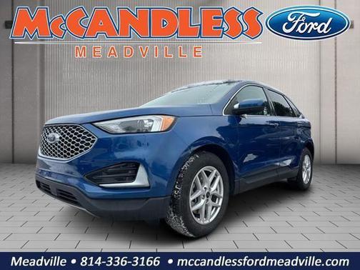 Atlas Blue Metallic 2024 Ford Edge SEL