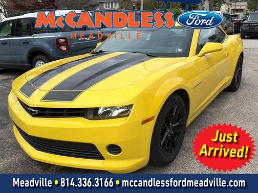 Bright Yellow 2015 Chevrolet Camaro 2LS