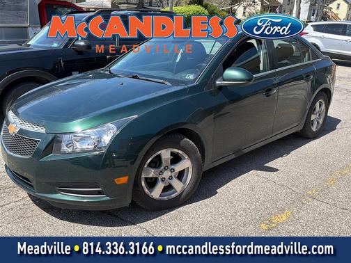 Rainforest Green Metallic 2014 Chevrolet Cruze 1LT