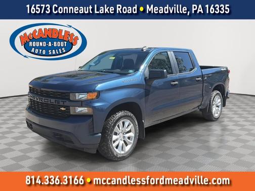 Northsky Blue Metallic 2021 Chevrolet Silverado 1500 Custom