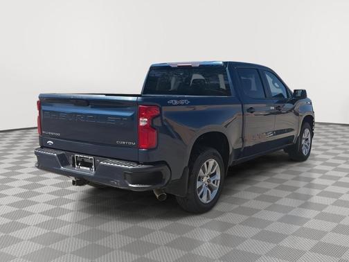 Northsky Blue Metallic 2021 Chevrolet Silverado 1500 Custom