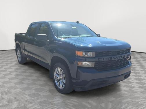 Northsky Blue Metallic 2021 Chevrolet Silverado 1500 Custom