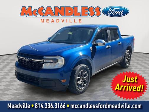 Blue 2023 Ford Maverick XLT