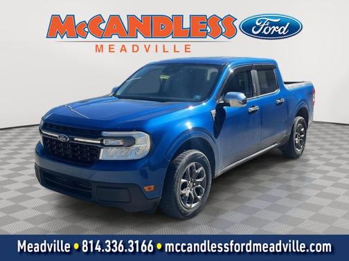 Blue 2023 Ford Maverick XLT