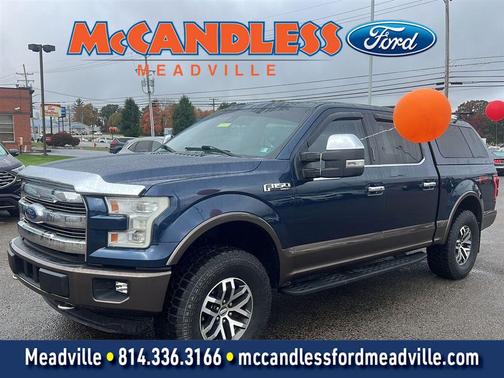 Blue Jeans Metallic 2016 Ford F-150 Lariat