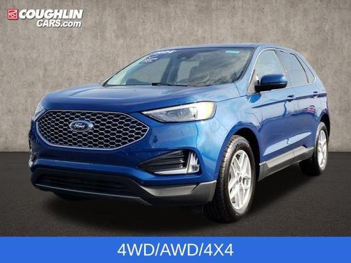 Atlas Blue Metallic 2024 Ford Edge SEL
