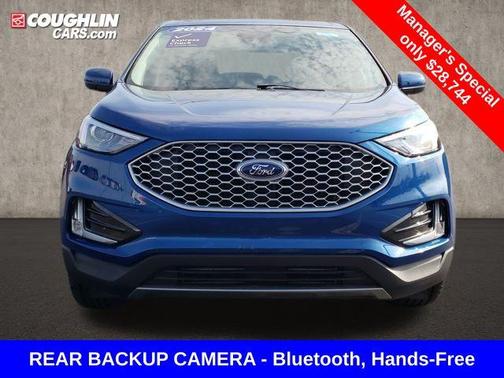 Atlas Blue Metallic 2024 Ford Edge SEL
