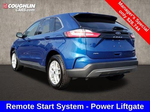 Atlas Blue Metallic 2024 Ford Edge SEL