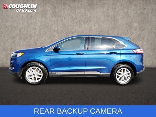 Atlas Blue Metallic 2024 Ford Edge SEL