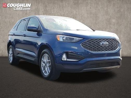 Atlas Blue Metallic 2024 Ford Edge SEL