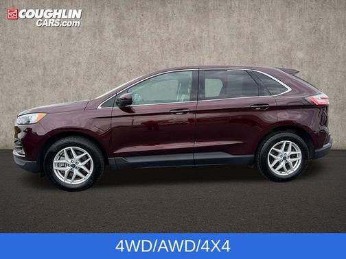 Burgundy Velvet Metallic Tinted Clearcoat 2022 Ford Edge SEL