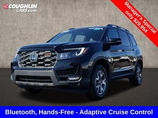 Crystal Black Pearl 2022 Honda Passport AWD TrailSport