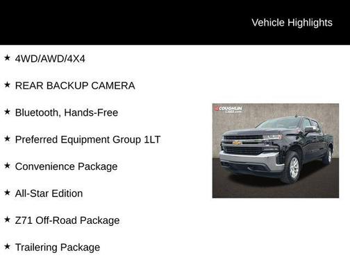 Black 2019 Chevrolet Silverado 1500 LT