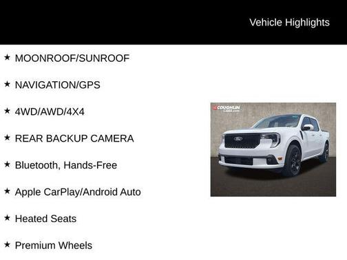 Oxford White 2025 Ford Maverick Lobo Standard