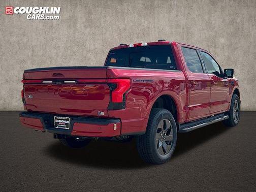 Rapid Red Metallic Tinted Clearcoat 2025 Ford F-150 Lightning LARIAT