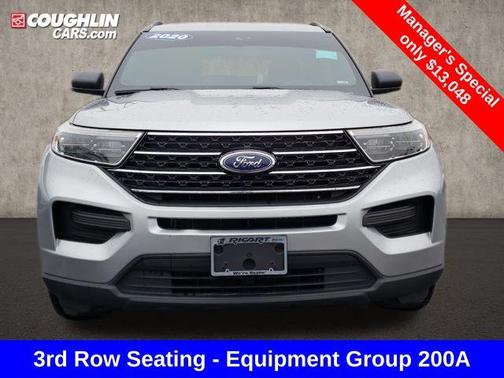 Iconic Silver Metallic 2020 Ford Explorer XLT