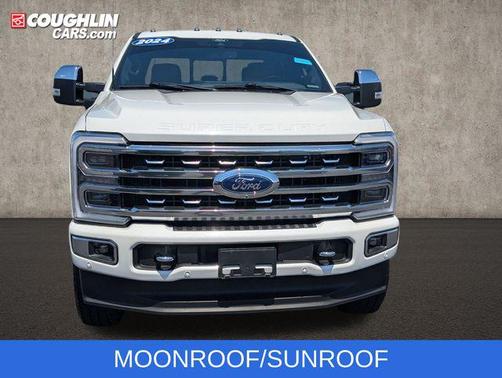 Star White Metallic Tri-Coat 2024 Ford F-350 Platinum