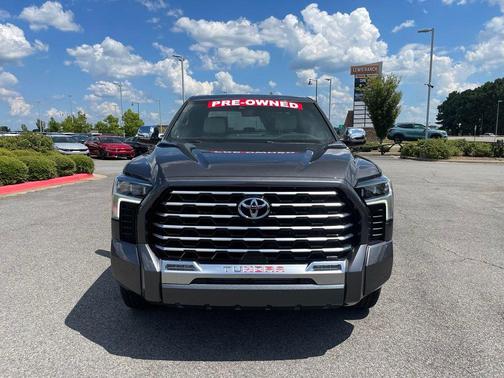 Magnetic Gray Metallic 2024 Toyota Tundra Hybrid Capstone