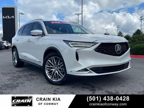 Platinum White Pearl 2022 Acura MDX Advance Package