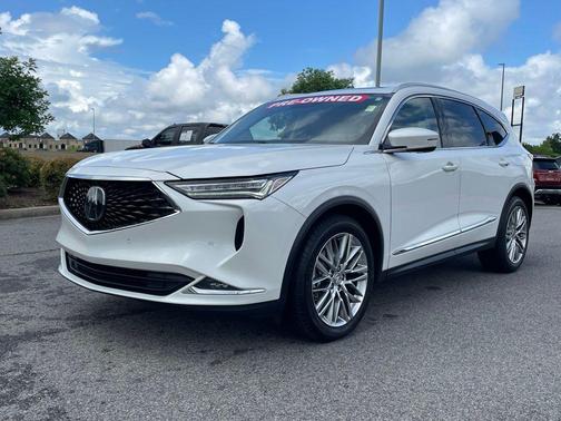 Platinum White Pearl 2022 Acura MDX Advance Package