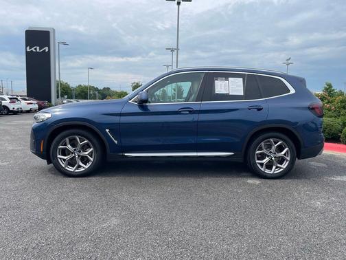 Marina Bay Blue Metallic 2022 BMW X3 sDrive30i