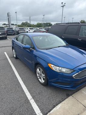 LIGHTNING BLUE 2018 Ford Fusion Hybrid SE