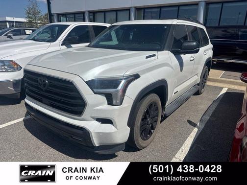 Wind Chill Pearl 2025 Toyota Sequoia Limited