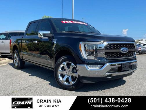 Antimatter Blue Metallic 2021 Ford F-150 King Ranch