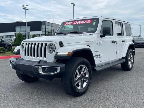 Bright White Clearcoat 2020 Jeep Wrangler Unlimited Sahara
