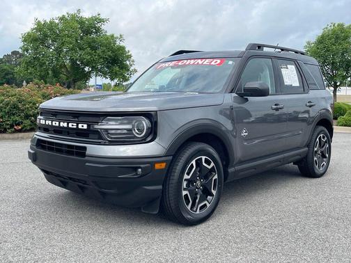 Azure Gray Metallic Tri-Coat 2024 Ford Bronco Sport Outer Banks