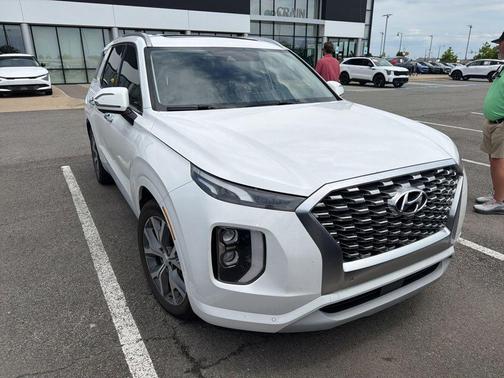 Hyper White 2021 Hyundai PALISADE Limited