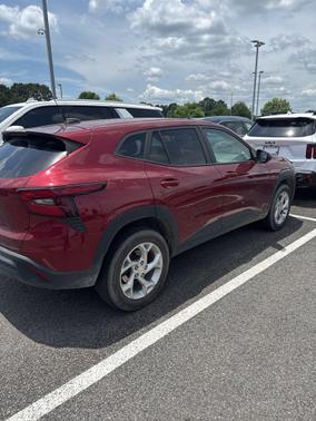 Crimson Metallic 2025 Chevrolet Trax LS