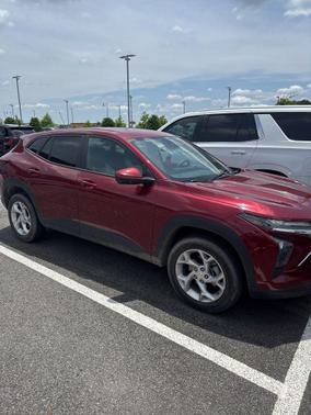 Crimson Metallic 2025 Chevrolet Trax LS