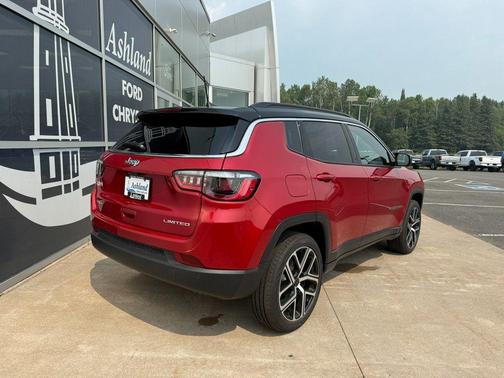 Red 2025 Jeep Compass Limited