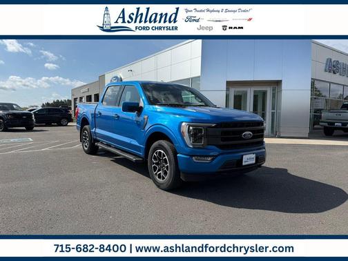 Blue Metallic 2021 Ford F-150 Lariat