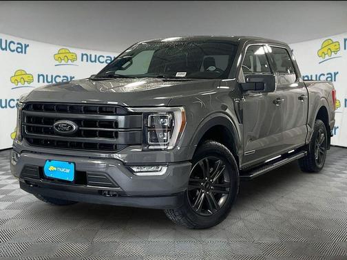 Gray 2021 Ford F-150 Lariat
