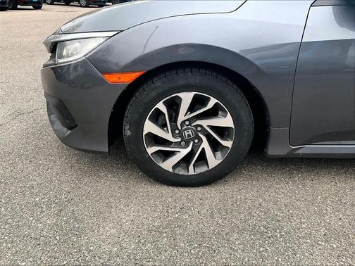 Gray 2017 Honda Civic EX