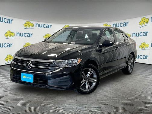 Deep Black Pearl Effect 2024 Volkswagen Jetta 1.5T SE