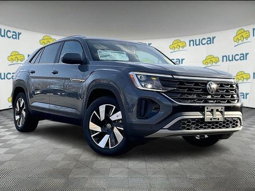 Pure Gray 2026 Volkswagen Atlas Cross Sport 2.0T SE W/TECHNOLOGY