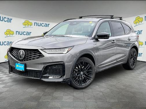 Liquid Carbon Metallic 2025 Acura MDX A-Spec Advance