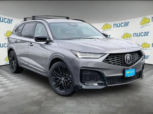 Liquid Carbon Metallic 2025 Acura MDX A-Spec Advance