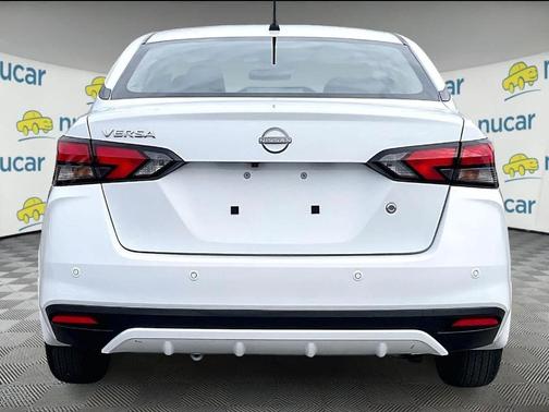 Cloud White 2025 Nissan Versa S