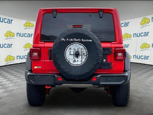 Red 2023 Jeep Wrangler Rubicon