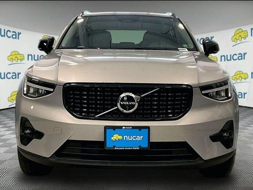 Gray 2025 Volvo XC40 B5 Plus Dark Theme