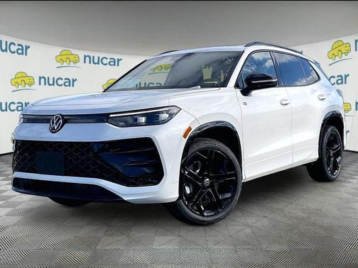 Opal White Pearl 2026 Volkswagen Tiguan 2.0T SE R-Line Black