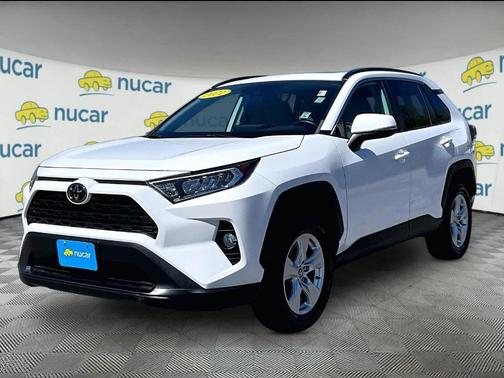 White 2021 Toyota RAV4 XLE